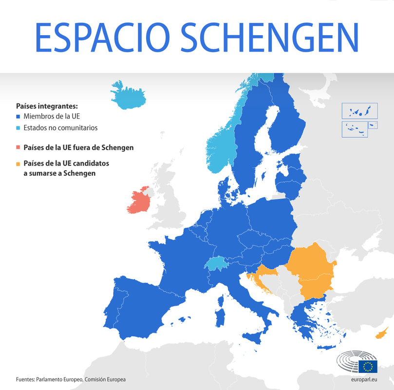 Espacion Schengen: zona de libre circulación en la Unión Europea. | Cómo superar con éxito tu primer viaje en avión. | Glutenacious Life.com