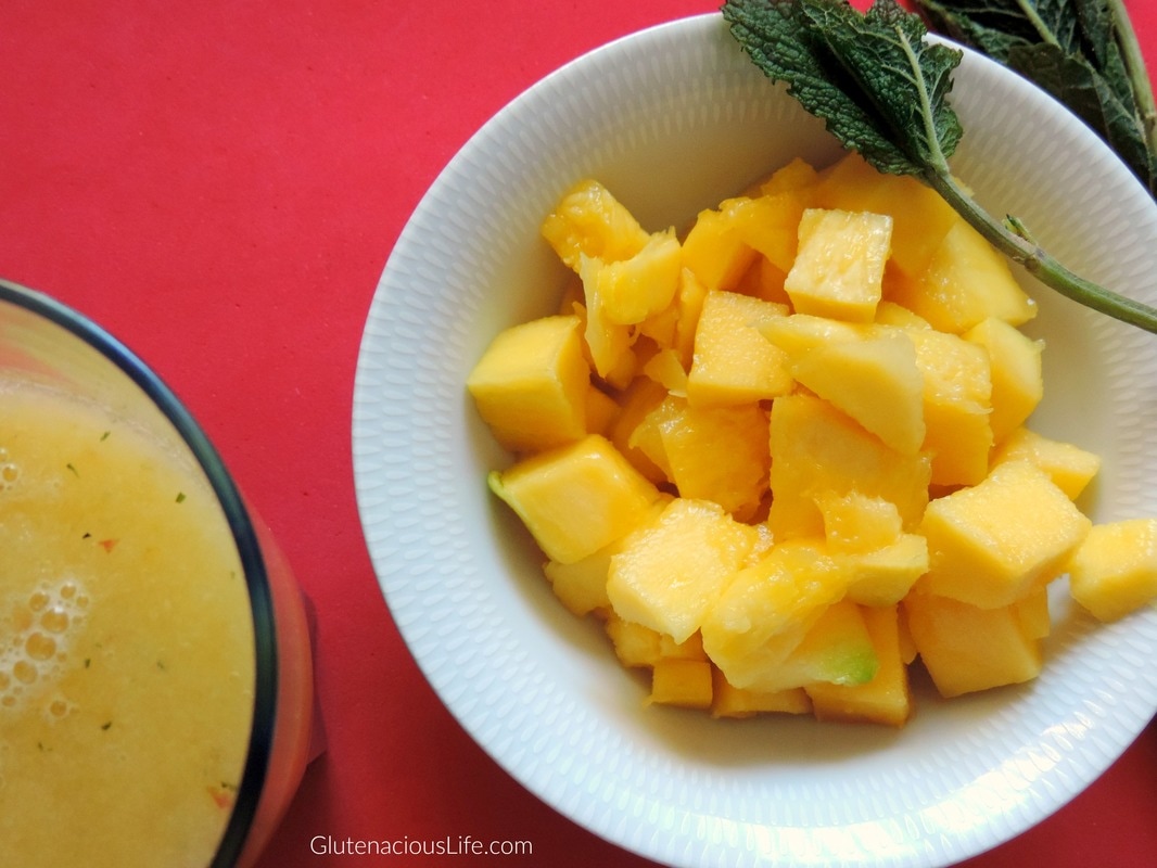 Batido de Mango (sin gluten, sin lactosa, sin azúcares refinados)