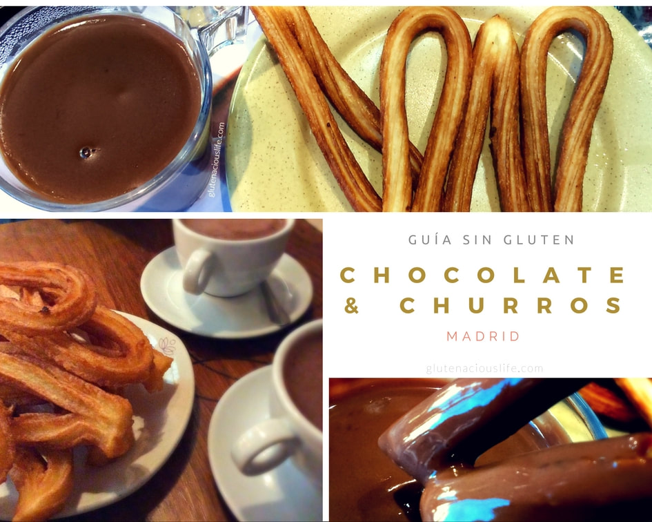 Donde comer Churros con Chocolate Sin Gluten en Madrid | Glutenacious Life.com