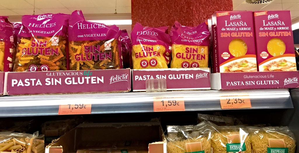 Pasta sin gluten en Mercadona (marca propia). | Dónde comprar sin gluten en España| Glutenacious Life.com