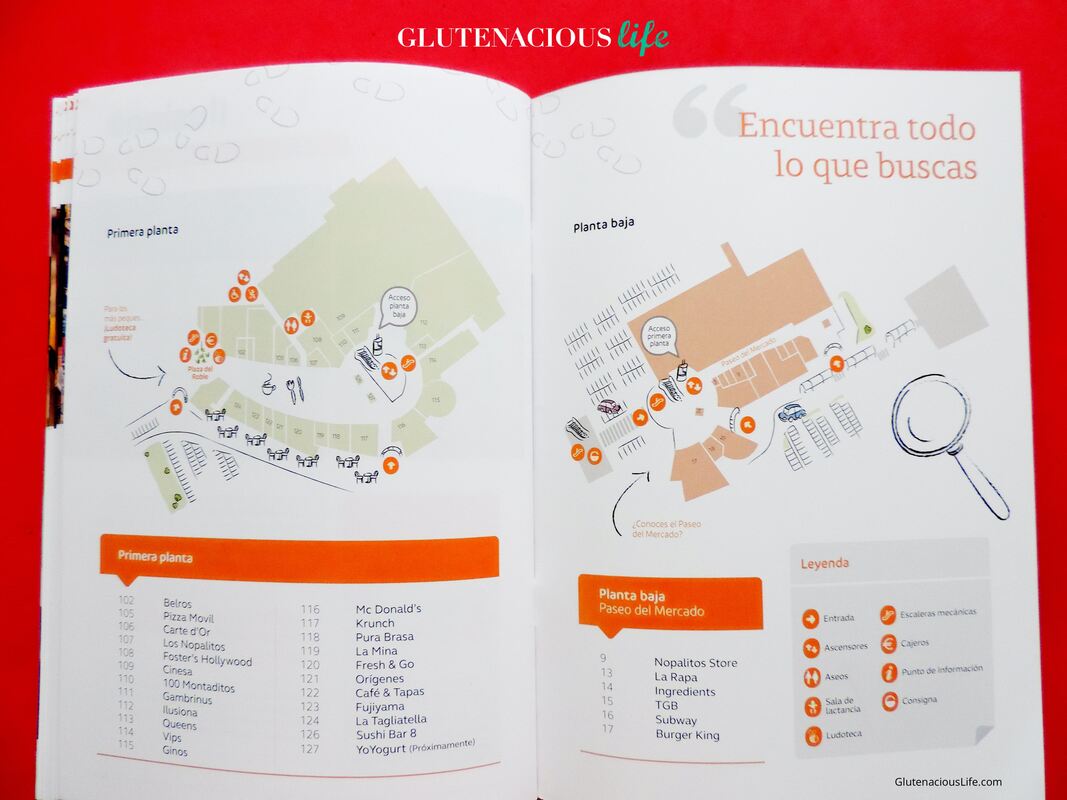 Plano restauración centro comercial Intu Asturias (Parque Principado) | Glutenacious Life.com