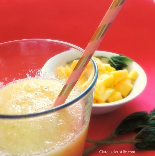 Mango Smoothie Gluten-Free Recipe | GlutenaciousLife.com