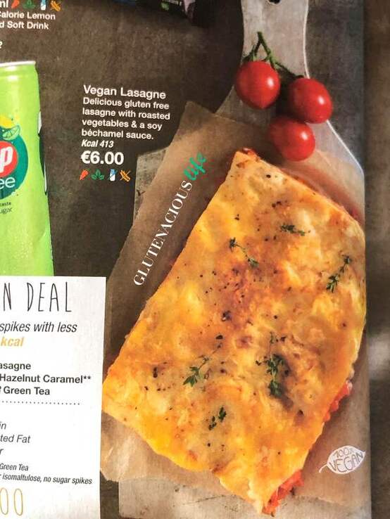Ryanair sin gluten: lasaña vegana sin gluten y sin lactosa | Glutenacious Life